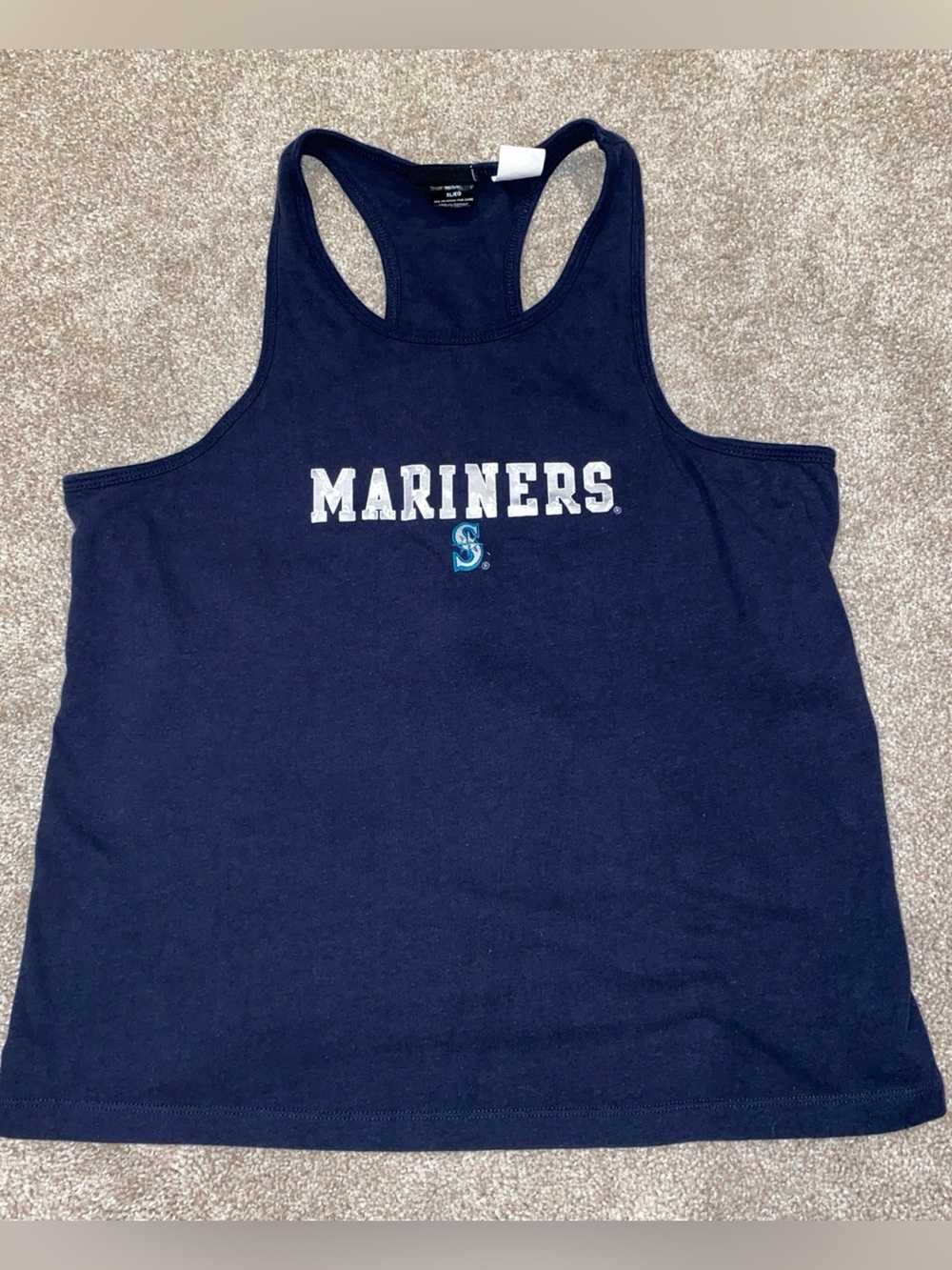 Vintage 2004 Seattle Mariners Navy Blue Tank Top Woman’s XL Concepts Sport MLB